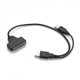 thumbnail image 5 of Inteprter Adaptador de Cable USB 2,0 a SATA de 22 pines, convertidor de líneas HDD SSD de 2,5 pulgadas, disco duro externo SSD HDD de 22 pines Sata III Teléfono y Comunicación, 5 of 8