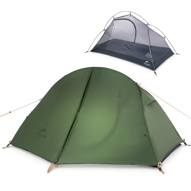 Tienda de campaña NatureHike Bikepacking para 1 persona, impermeable y con huella