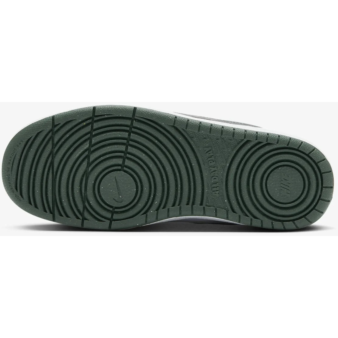 Nike Court Borough Low Recraft Big Kids' Shoes Color: White Vintage Green Size: 4.5
