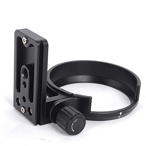 CNC Machined Lens Collar Support Tripod Mount Ring for Sony FE 70-300mm F4.5-5.6G OSS Mirrorless Camera,Bottom is ARCA Fit Quick Release Plate Compatible with Tripod Ball Head of ARCA-Swiss Kirk Fit