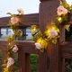 thumbnail image 5 of Guirnalda de luces solares con rosas, impermeable, 5 m, 50 luces LED, flores artificiales, decoración floral para jardín, patio, valla, exterior., 5 of 6