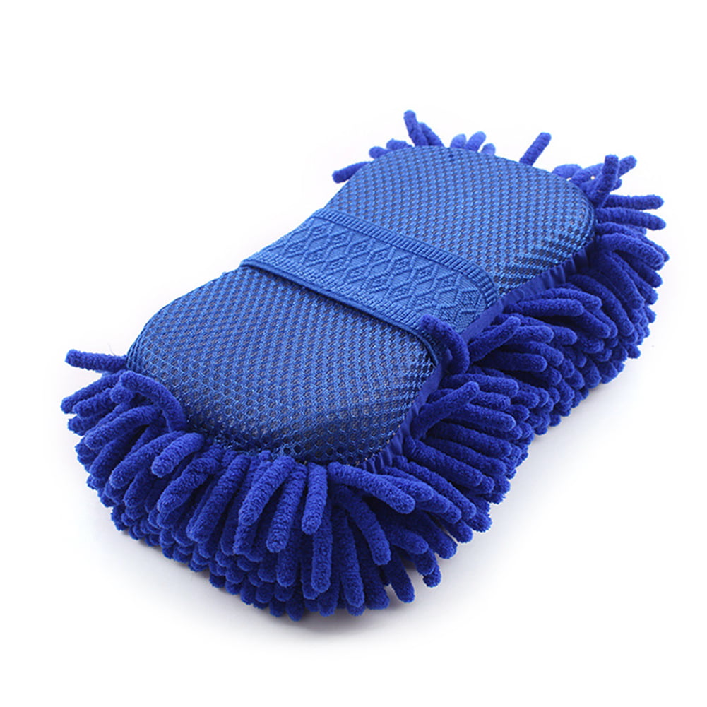 Microfiber Car Cleaning Glove Washing Chenille Auto Care No Scratch Wash Tool SA 