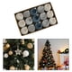 thumbnail image 5 of 15 bolas navideñas de 8 cm para colgar en el árbol de Navidad. Conjunto azul, 5 of 7