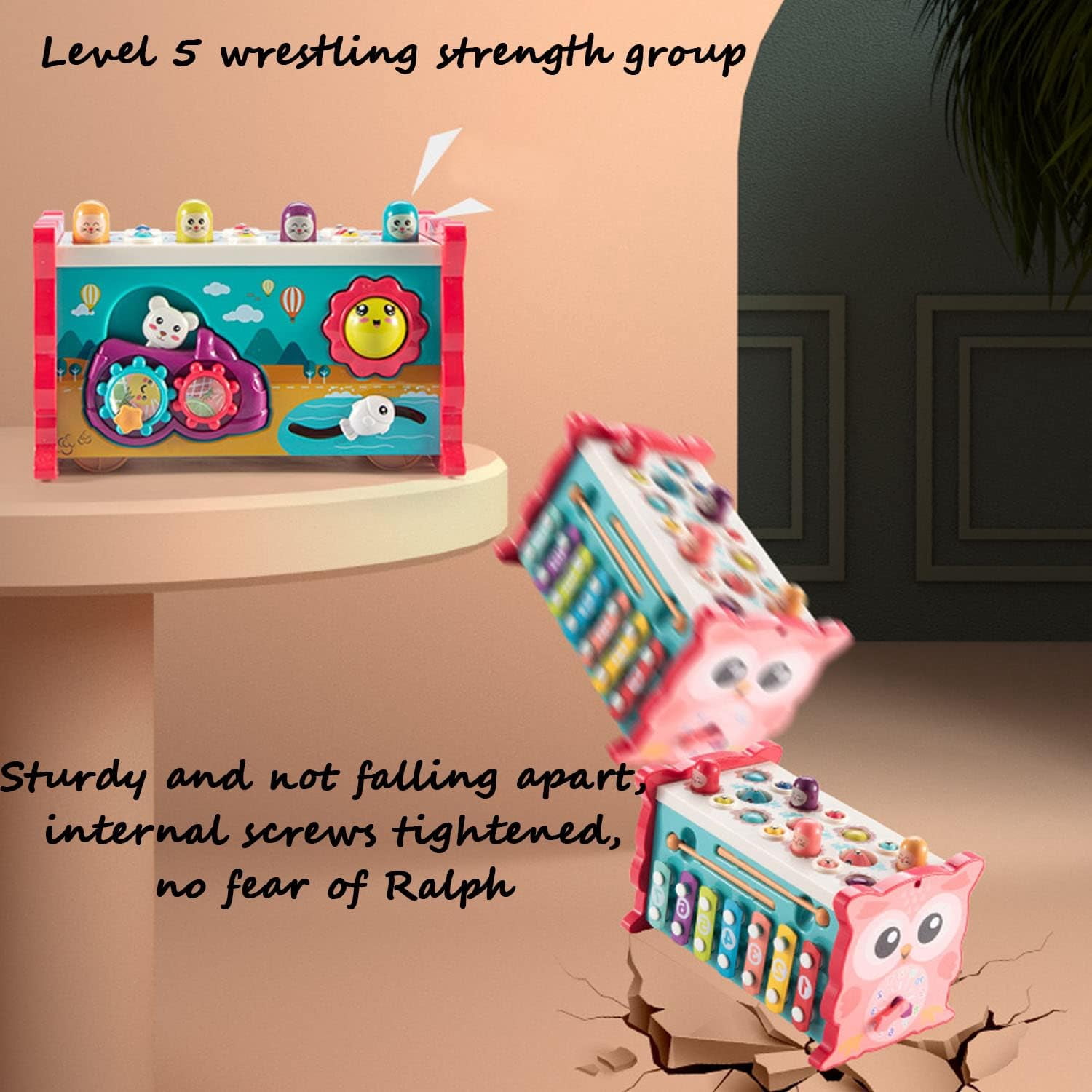 8 in 1 Montessori Learning Toys, Toddler Activity Cube Learning Toys for 1 2 3 Year Old Baby Sensory Developmental Toy, Fine Motor Skill Preschool Toddler Activities, Birthday Party Christmas Gifts
