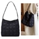thumbnail image 5 of Bolso Hobo Plumón para Mujer Bolso Mano Informal Bolso para Otoño E Invierno (negro), 5 of 9