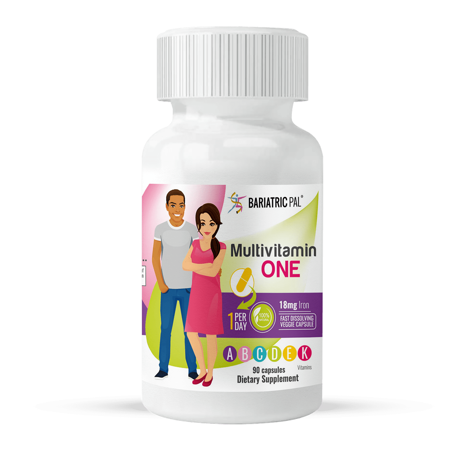 Duodenal Switch Vitamin Pack - Capsules Size: 3-Month Supply, BariatricPal Multivitamin ONE: Capsule with 18mg Iron, BariatricPal Calcium Citrate Soft Chews: Chocolate Mint