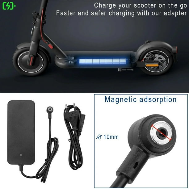 Ourlova Electric Scooter Charger Replacement 41V 2A Battery Charger Scooter Battery Charging Power Accessories With LED Charging Indicator Fast Charging Battery Power Adapter Walmart