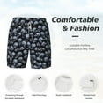 thumbnail image 5 of Sigee Gothic Skull Print Mens Swim Trunks with Compression Liner Quick Dry Swim Stretch Beach Shorts with Pockets,S-3XL, 5 of 7
