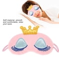 thumbnail image 4 of Cubierta de ojo antifaz para dormir antifaz para dormir siesta antifaz para siesta antifaz de dibujos animados corona linda pestañas largas bella durmiente cubierta de ojo antifaz ANGGREK Otros, 4 of 8