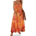 thumbnail image 1 of Vestido sin mangas mar naranja vestido de verano mujer 2024 vestido mujer verano 2024 ropa de verano para mujer, 1 of 7