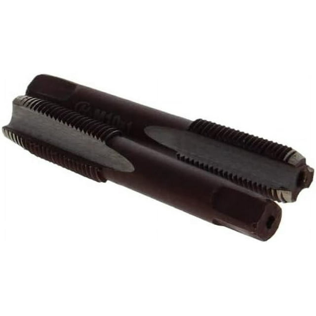 HUGFEGWE Metric Hand Tap M10 Thread 1 Pitch H2 Alloy Tool Steel 2 Pcs CJB91-23327