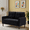 Black, variant on BSHTI Modern Standard Loveseat Couch,with Removable Back Cushions,Sturdy Construction,Linen Blend Upholstery,Square Arm,Black