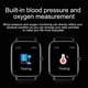 thumbnail image 2 of Smart Watch Fitness Tracker con pantalla táctil de 1.69 '' Step Contador de calorías Monitor de acti Eccomum Negro, 2 of 7