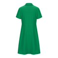 thumbnail image 4 of OJSFQUFP Girls Comfortable and Breathable Summer Dress Fashionable and Casual Solid Color Short Sleeved Dress, 4 of 6