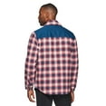thumbnail image 2 of Avalanche Men's Plaid Brushed Flannel Hiking Shirt Jacket With Pockets, 2 of 5