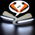 thumbnail image 2 of Motorbike Handlebar Guards LED Windproof Durable, Effectively Protect Your Hands - Orange, 2 of 8