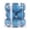 Blue, variant on Multi-color Plastic Christmas Hanging Baubles Ball Ornaments, 12 Count (1.18")