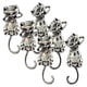 thumbnail image 1 of Aretes de Tapon VentDepot EarringCat03 3Pzas Gato Tuerca Plata Metal, 1 of 2