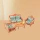 thumbnail image 4 of Mesa de comedor Hugo Madera 1:12 Accesorios de Madera Muebles en Miniatura, 4 of 7