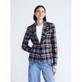 thumbnail image 2 of Free Assembly Women's and Women's Plus The Belmont Plaid Single Breasted Blazer, Sizes XS-4X, 2 of 6