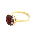 thumbnail image 2 of Galaxy Gold 14k Solid Yellow Gold Ring with Natural Checkerboard Cut Garnet (9.0), 2 of 7