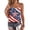 #01 Navy, variant on 250 Anniversary Usa Shirts Women Usa Flag Print Sleeveless Spaghetti Strap Square Neck Vest Patriotic Lightweight Summer Casual Tees,XL,#01 Navy