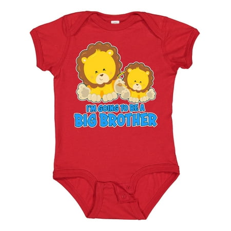 

Inktastic I m Going to Be a Big Brother with Lions Gift Baby Boy Bodysuit