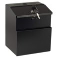 thumbnail image 4 of AdirOffice Wall Mountable Steel Locking Suggestion Box, Black (2 pack), 4 of 12