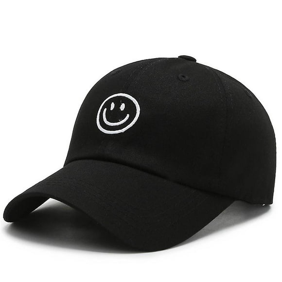 Unisex Cute Smiley Face Emoji Baseball Cap Men Women Adjustable Buckle Sun Visor Trucker Hat Unisex