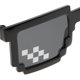thumbnail image 5 of Mosaico de gafas de sol pixeladas de fiesta de novedad, divertidas gafas de plástico, copas de cóctel, disfraces, accesorios para fotos Baoblaze Disfraces de gafas de sol novedosos, 5 of 8