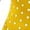 Yellow, variant on Women Spaghetti Straps Sleeveless Summer Dresses Polka Dot Split Printed Maxi Dresses Midi Beach Vacation Dress