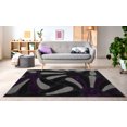 thumbnail image 3 of L Baiet SD382G46 4 x 6 ft. Sage Shag Area Rug, Grey, 3 of 6
