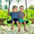 thumbnail image 5 of Goplus 40'' Flying Saucer Tree Swing Indoor Outdoor Play Set Swing for Kids Green, 5 of 12