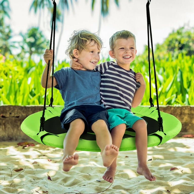 Costway Flying Saucer Tree Swing for Kids 40 inch Indoor Outdoor