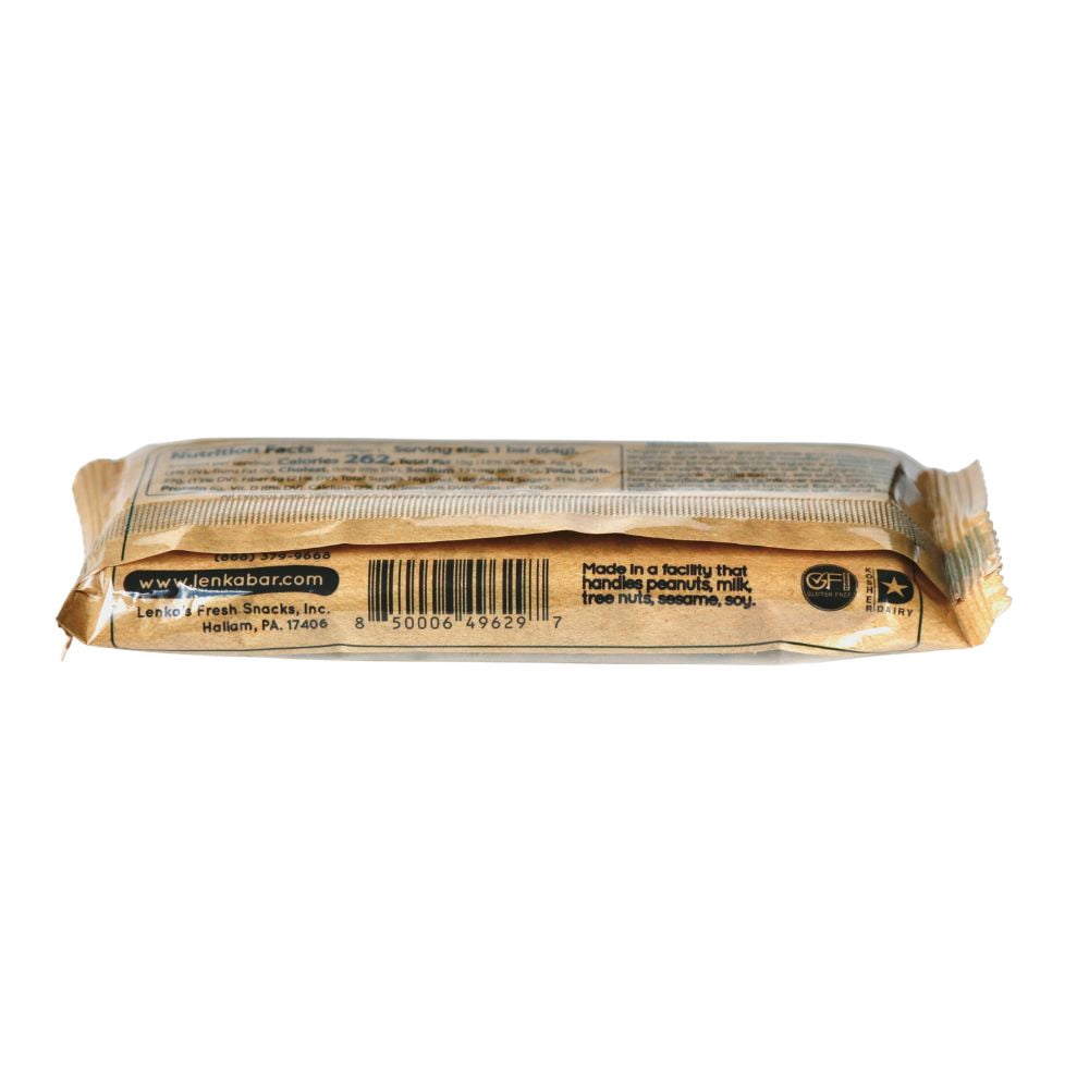 LENKA Handmade Craft Granola Bars - Salted Caramel Gluten Free High Fiber - Nutritious Snack Bar with Granola - 12 Pack