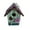 Multicolor#558, variant on Weloille Creative Wall Mounted Wooden Bird House Nesting Box, Outdoor Home Garden Decoration