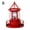 Black, variant on Solar Powered LED Rotating Lighthouse Night Light Outdoor Garden Home D3L6