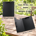 Foldable Clipboards Dark Blue A4 Polypropylene Writing File Folder ...