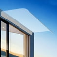 thumbnail image 3 of Peakora Rain Shelter Thicken Clear Cover Maintenance-Free Awning Polycarbonate Sheet No Brackets, Awning Canopy UV Rain Snow Protection for Front Door/Porch Patio Roof, 3 of 18