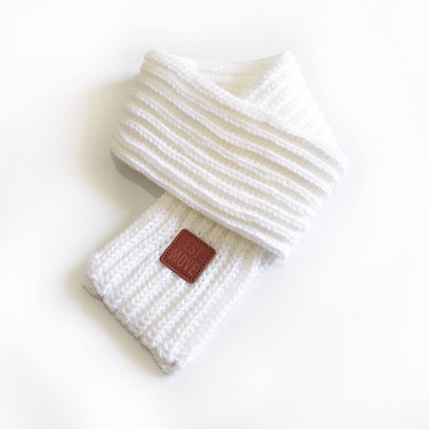 Bufanda térmica de lana suave para niños y niñas, bufanda cálida para exteriores, colores sólidos, 2022 Fivean unisex