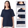 thumbnail image 6 of Crown Craze® Youth Short Sleeve T-Shirts 100% U.S. Cotton Crewneck Solid Tee Shirt (Orange, XL), 6 of 7