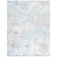 thumbnail image 2 of SAFAVIEH Amelia Pemala Abstract Area Rug, Gray/Aqua, 9' x 12', 2 of 13