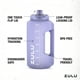 thumbnail image 3 of Botella de agua ZULU Goals de medio galón, 1,9 L, con marcador de tiempo, 3 of 7
