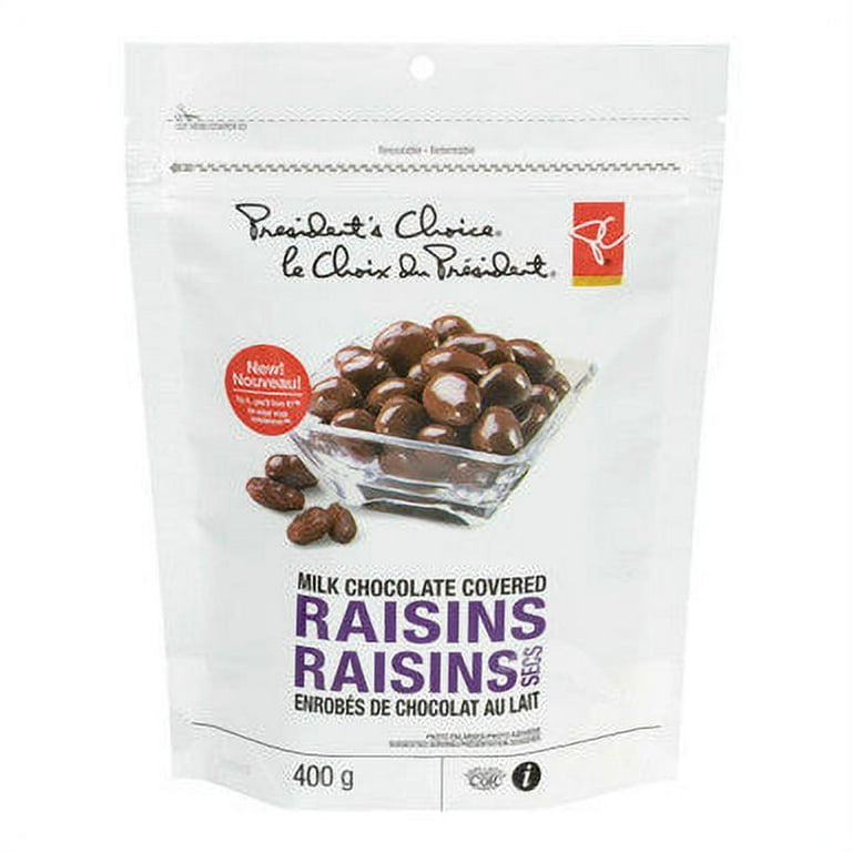 PC Milk Chocolate Covered Raisins 400g/14.1 oz., {Imported from
