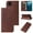 Brown, variant on For Sharp Aquos Sense 6 SHG05 / SH-54B / Sense 6S / SHG07 Magnetic Closure Leather Phone Case For Sharp Aquos Sense 6
