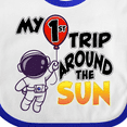thumbnail image 4 of Inktastic My 1st Trip Around the Sun Boys or Girls Baby Bib, 4 of 4