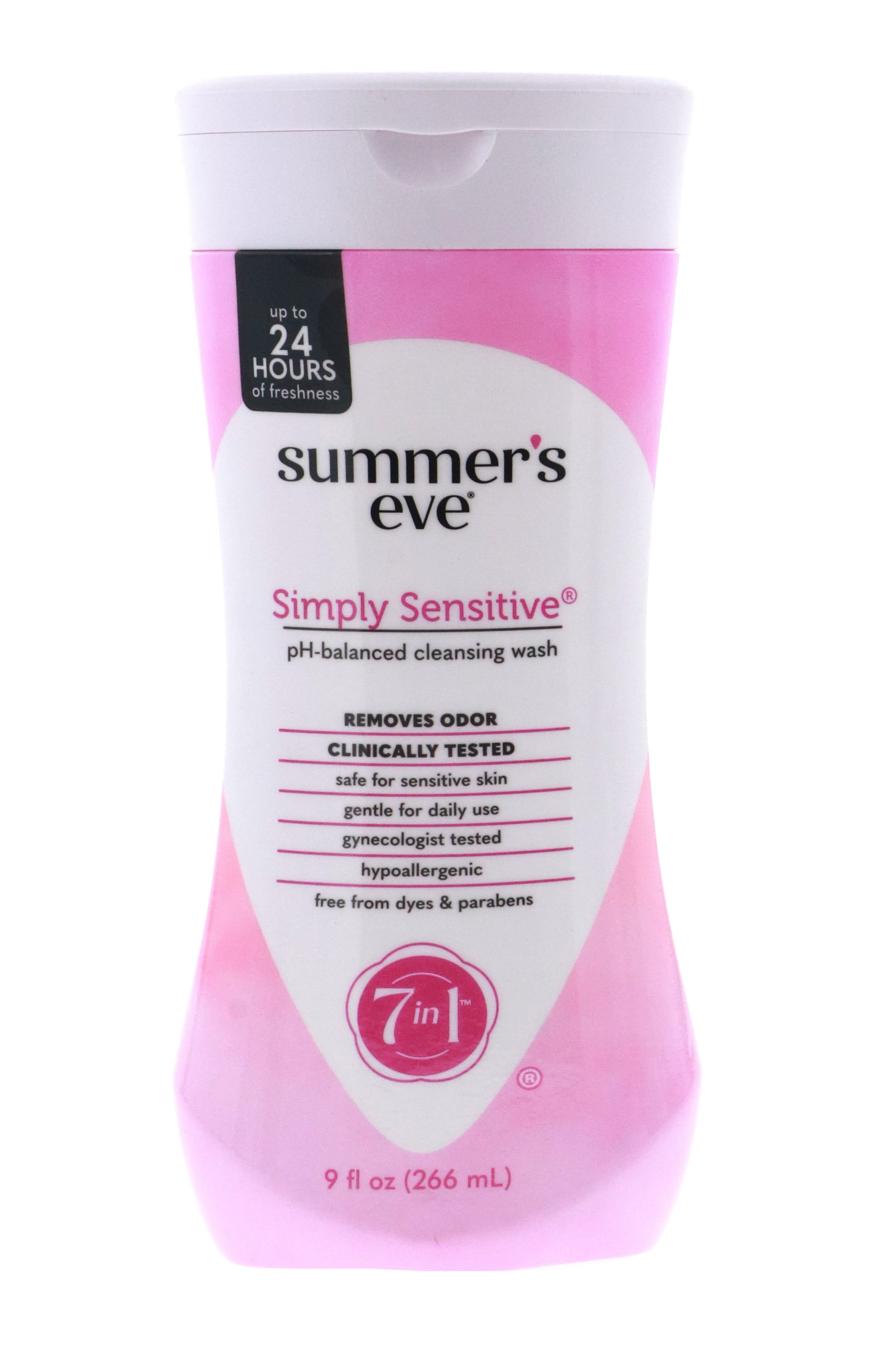 Summer's Eve Simply Sensitive Cleansing Wash for Sensitive Skin, 9 oz 3 Pack