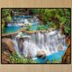 thumbnail image 3 of Paisaje de cascada cuadro sobre lienzo para pared pintura al óleo por números Kit póster para el hogar, 3 of 9