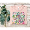 thumbnail image 2 of Boho Floral Turtle Shirt, Nautical Beach Shirt, Aesthetic Summer Tee, Summer Beach Shirt, Cute Turtle Shirt, Women Summer Vibes T-Shirt, 2 of 4