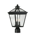 thumbnail image 2 of Ellijay 3-Light Outdoor Post Lantern in Black, 2 of 6